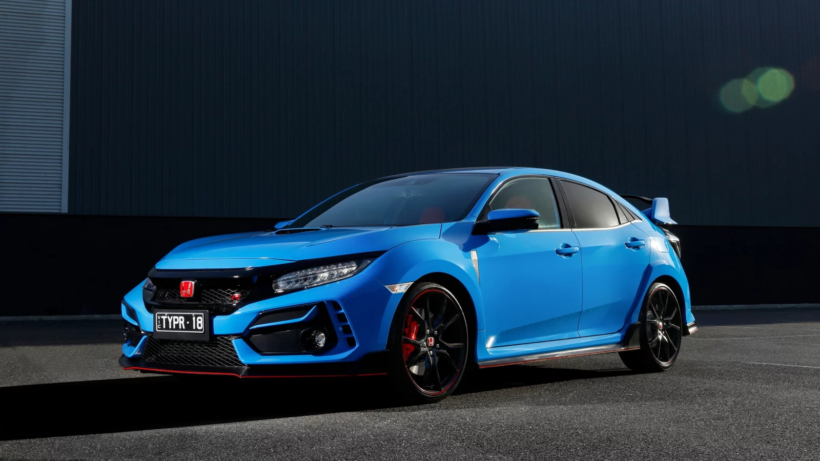 honda, civic, blue