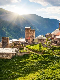 сванети, грузия, горы