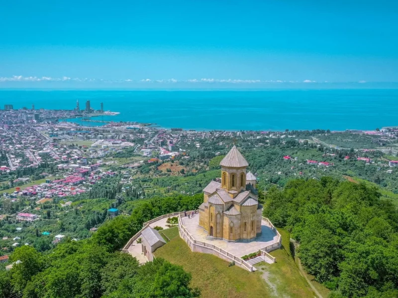 батуми, грузия, вечер