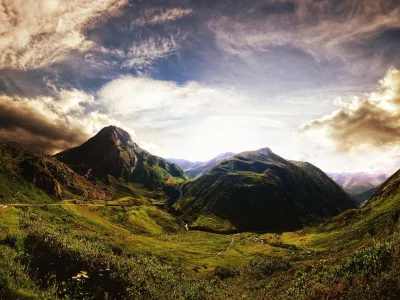 landscape, nature, mountains