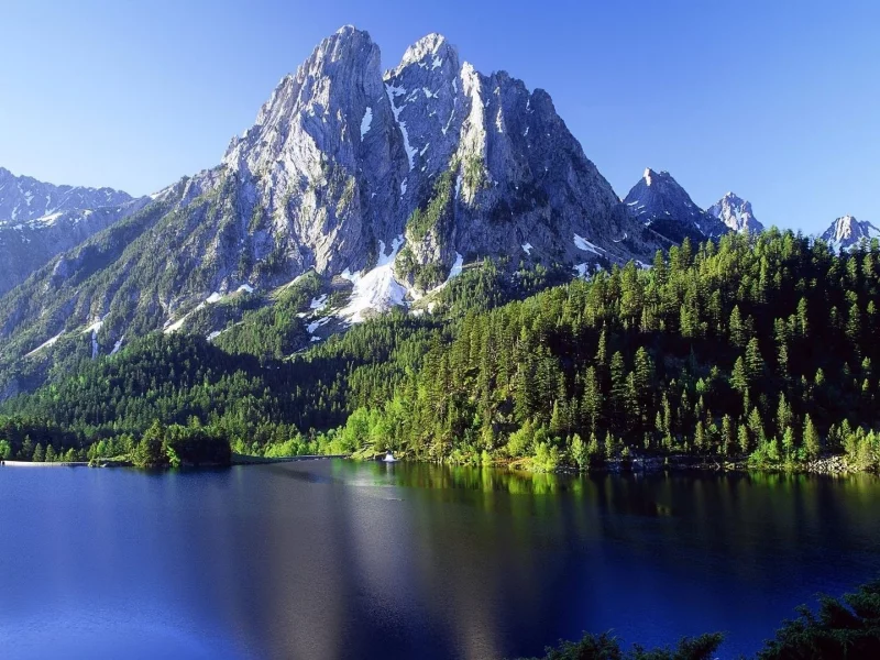 nature, mountains, sea