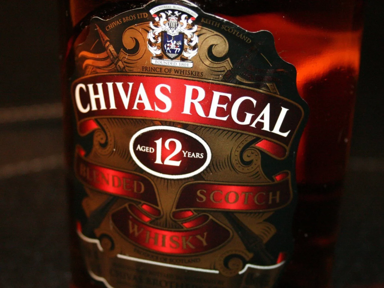 whiskey, chivas regal, 12 years old