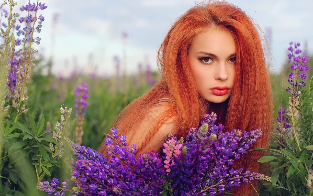 girl, beautiful, red head, model