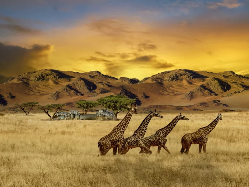 africa, safari, animals