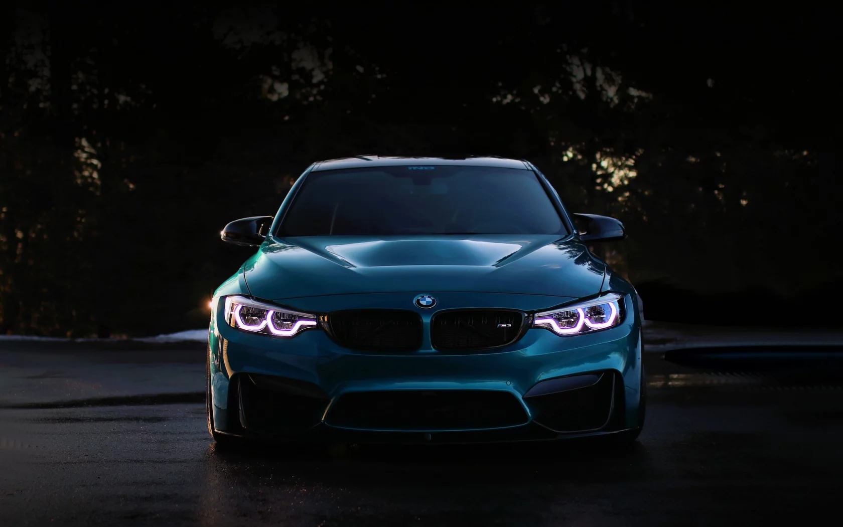 auto, bmw blue