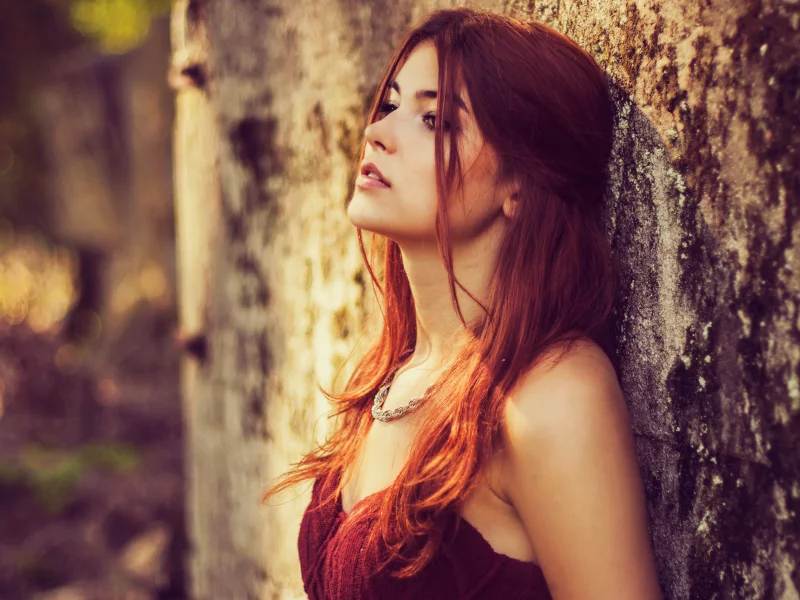 girl, beautiful, red head, model