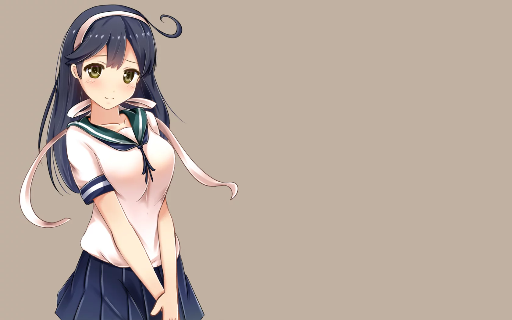 anime, girl, cute, schoolgirl