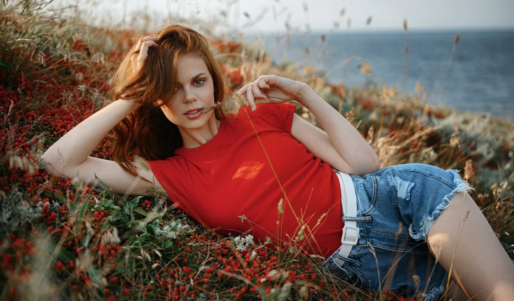 girl, beautiful, cute, shorts
