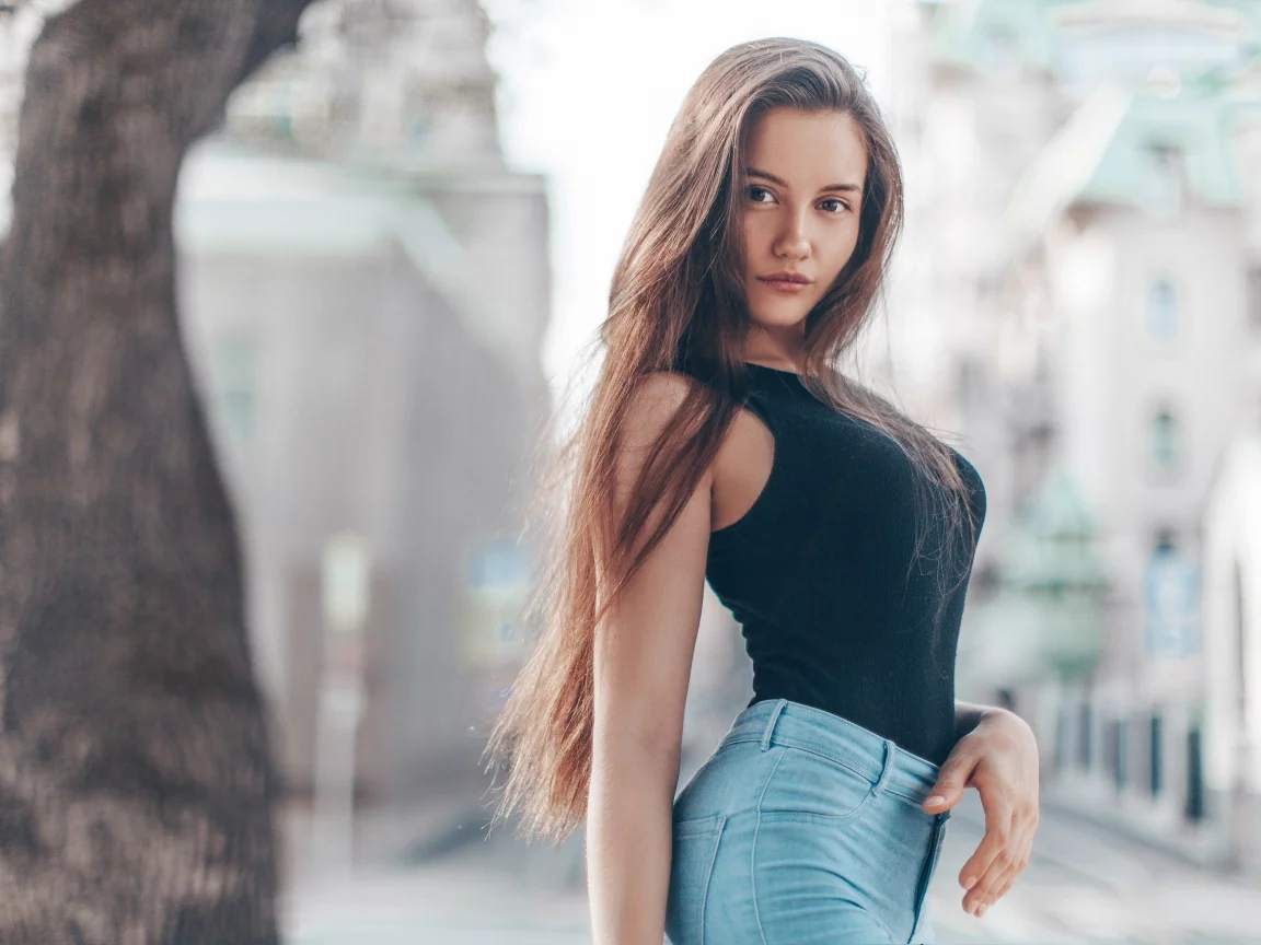 girl, beautiful, sweet, longhaired