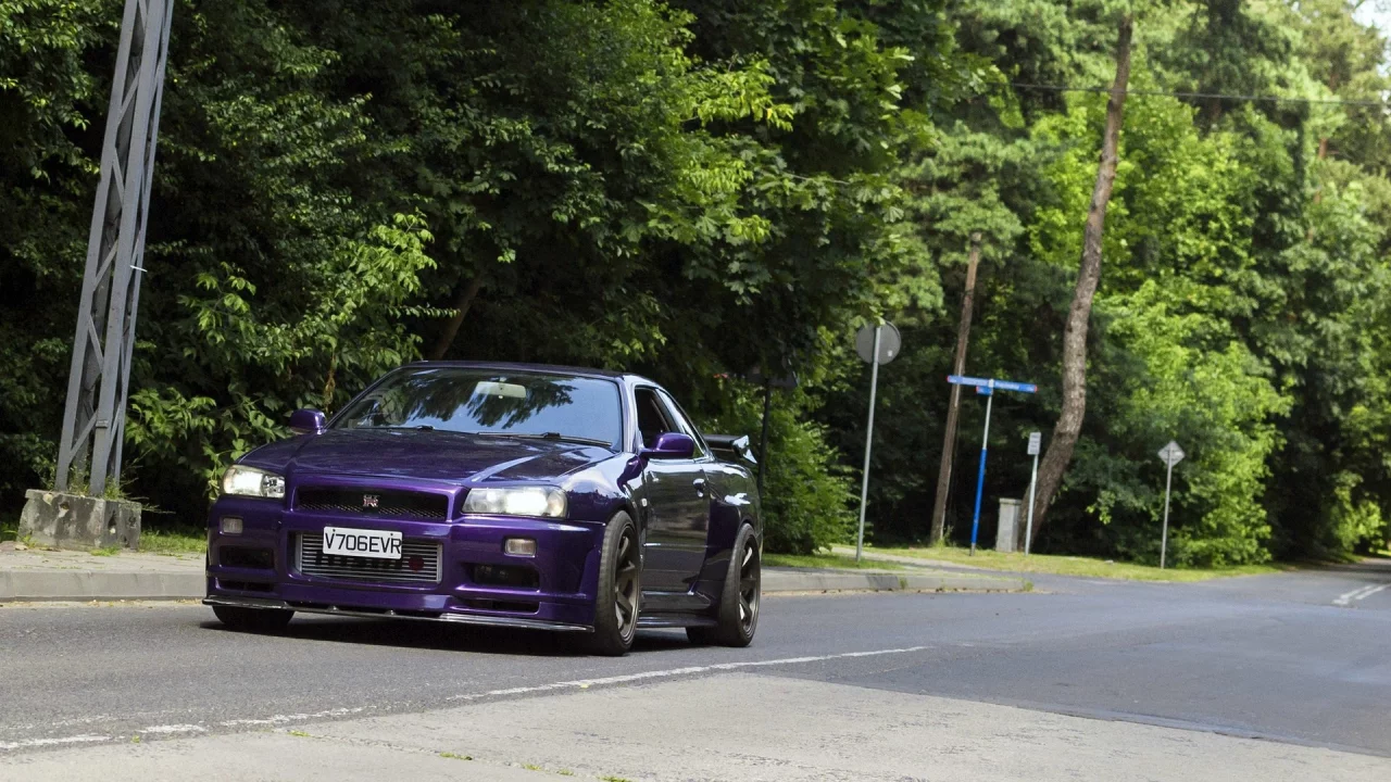 auto, nissan skyline gt r