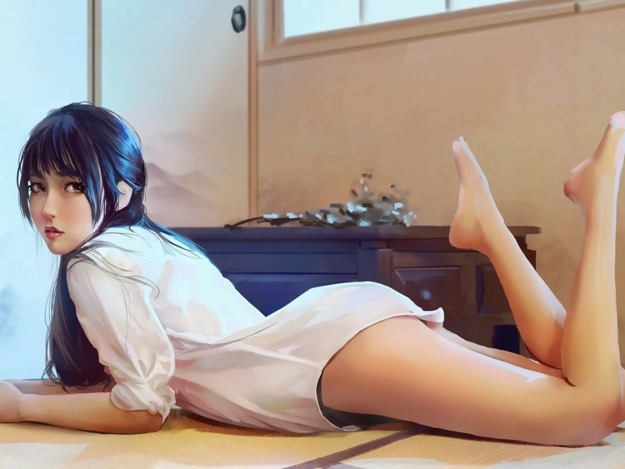 girl, beautiful