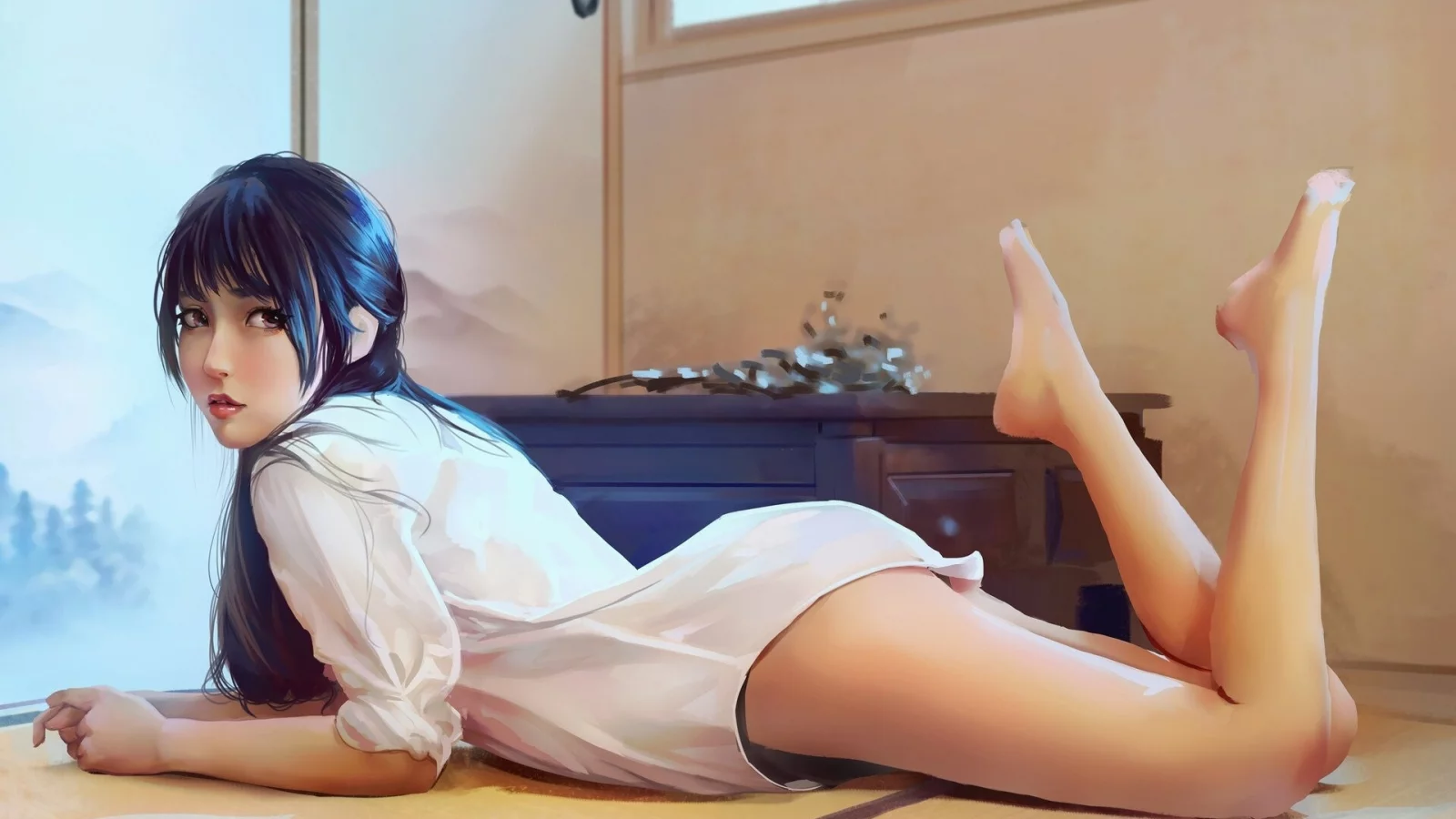 girl, beautiful