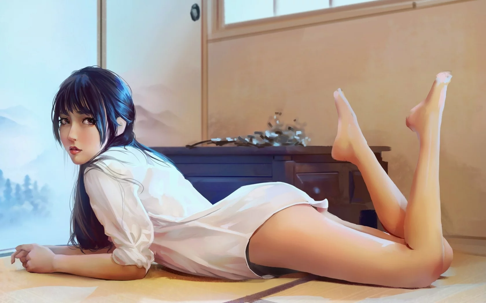 girl, beautiful