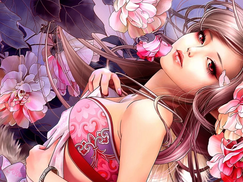 girl, beautiful, cute, anime