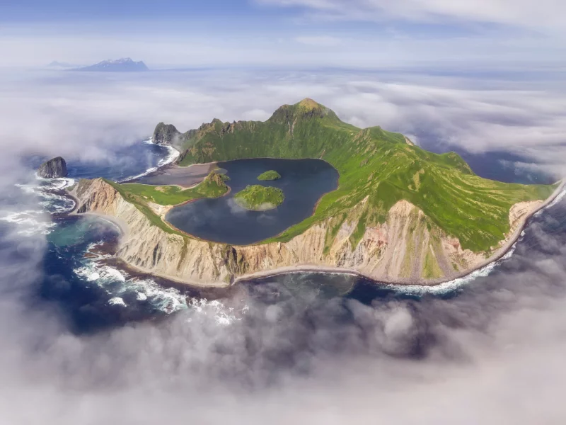nature, island, sea