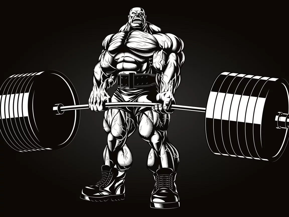 bodybuilding, barbell, bodybuilder, art