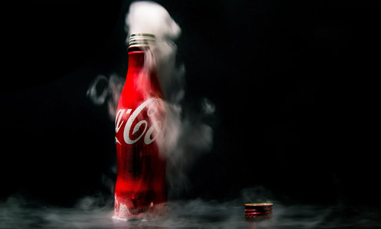 miscellaneous, bottle, coca cola, smoke