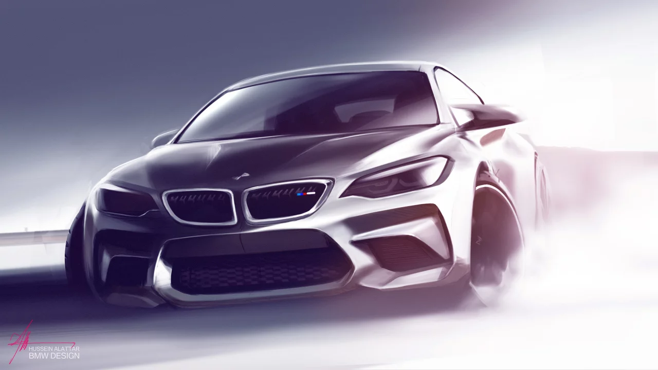 bmw m2, car, vehicle, concept, art, drifting, artwork