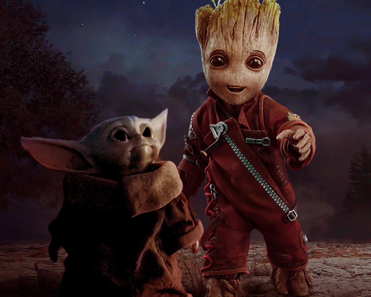 baby yoda, grog, groot, yoda, mandalorian