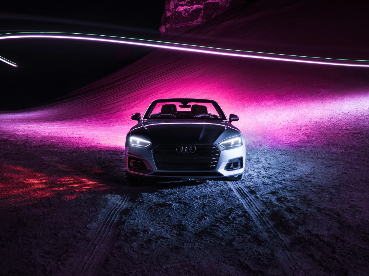audi a5, light, design, sports car, audi