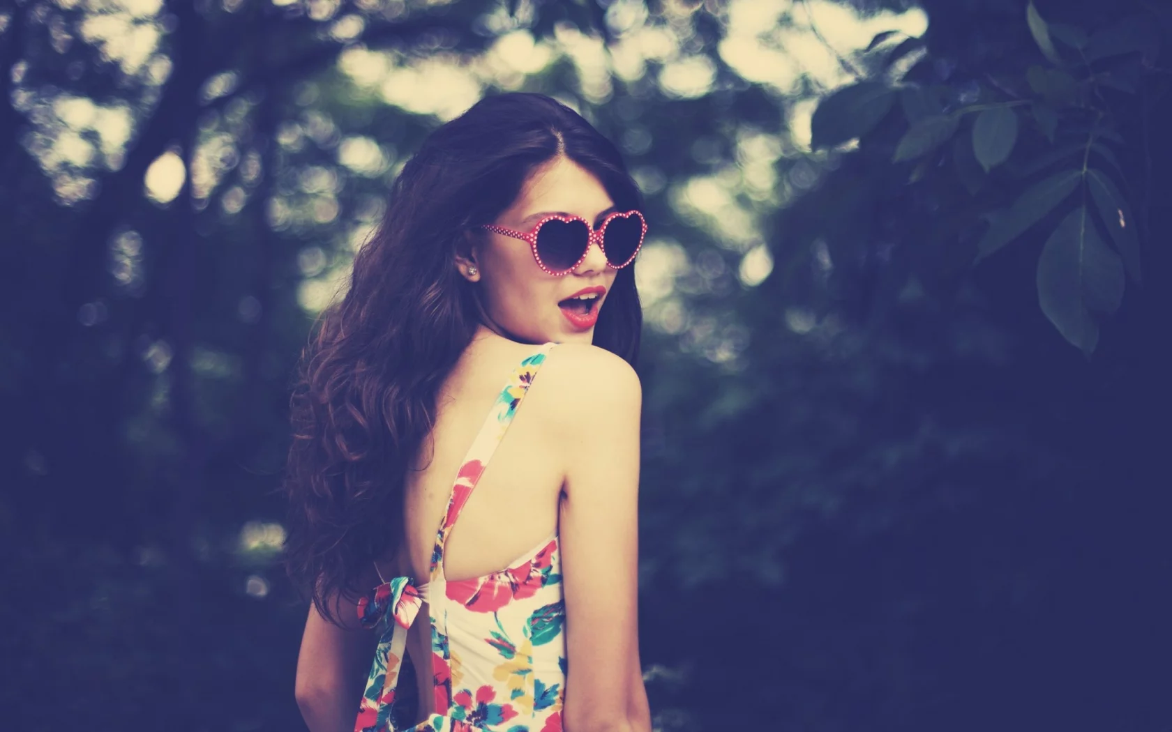 brunette girl, beautiful, smile