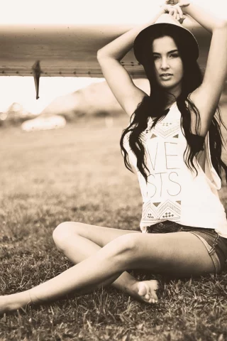 girl, beautiful, nature