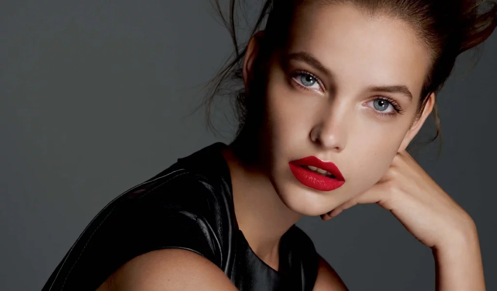girl, beautiful, red lips