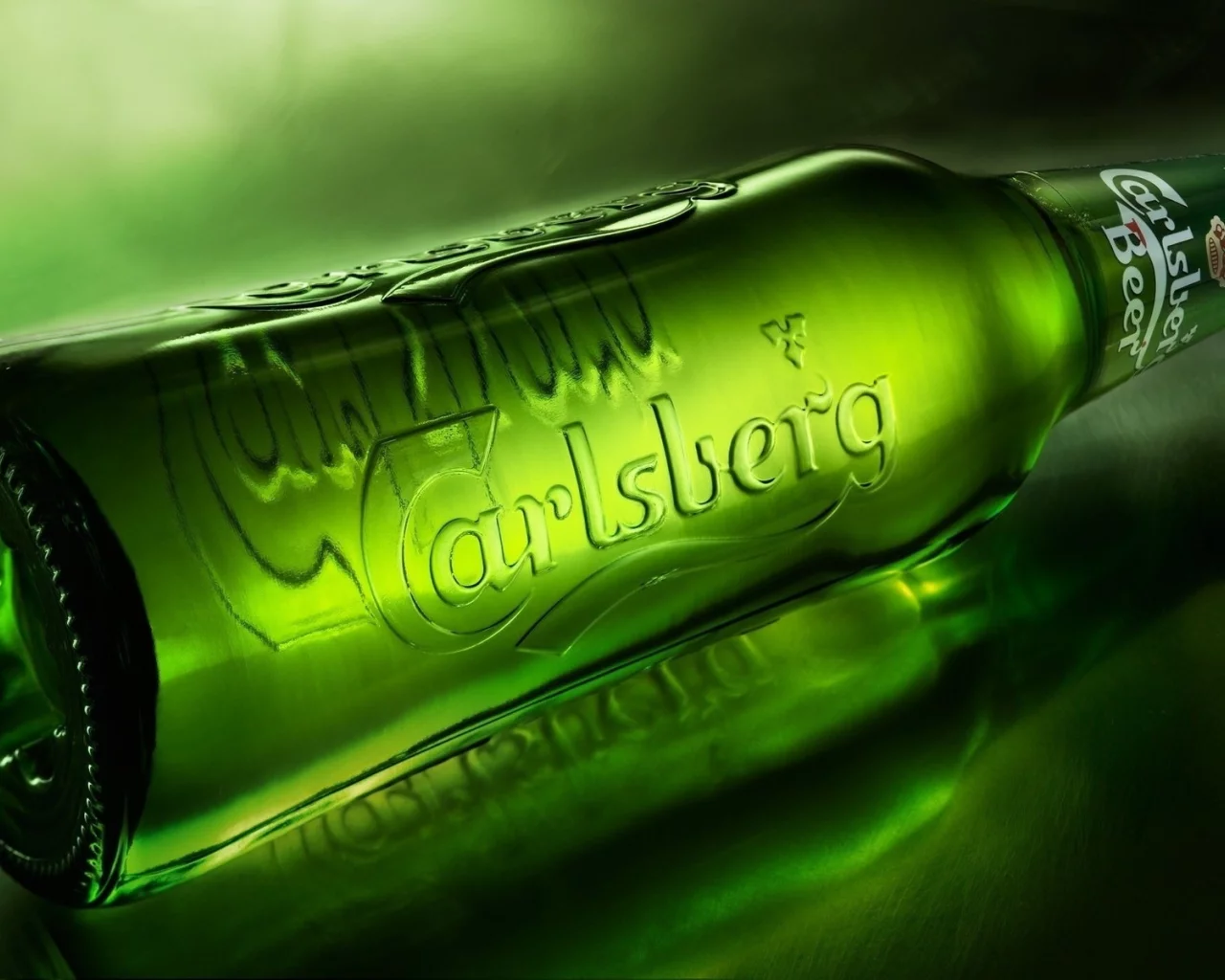 beer, bottle, carlsberg