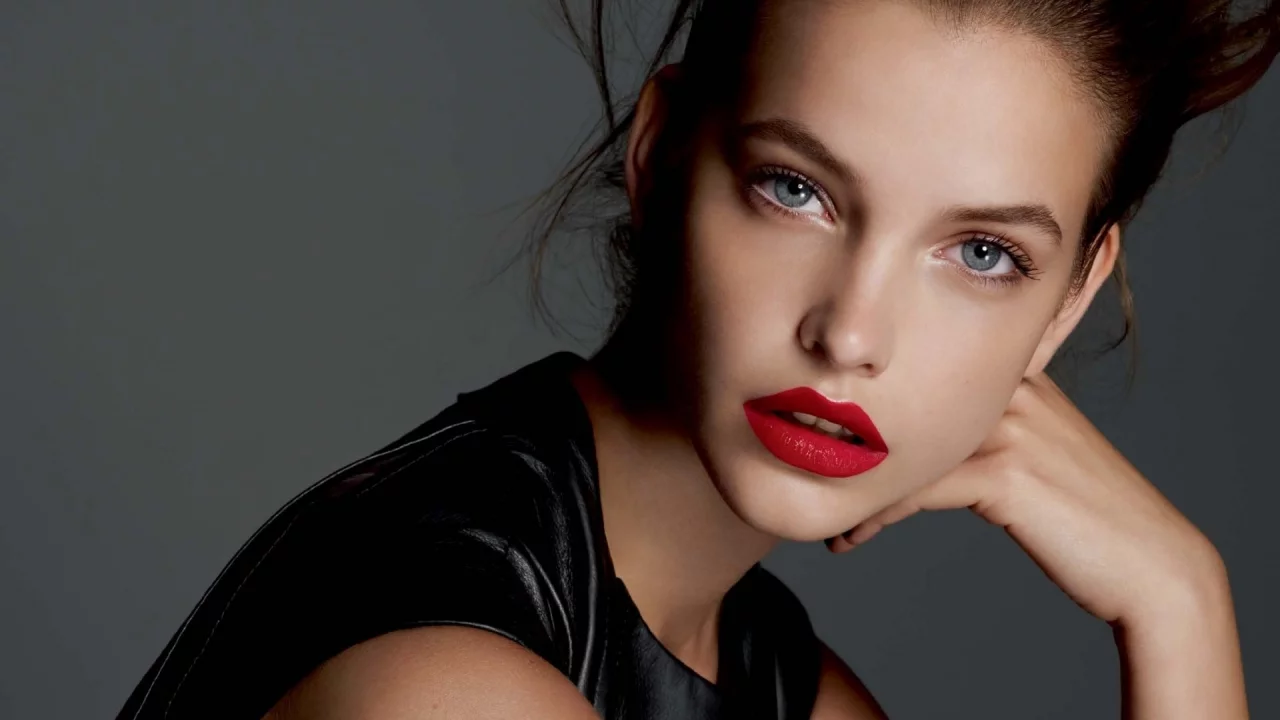 girl, beautiful, red lips