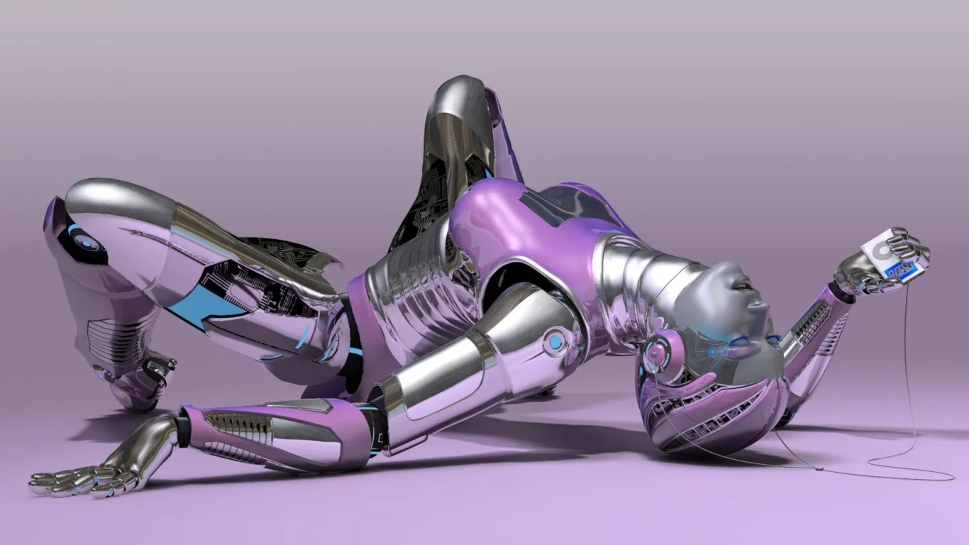 girl, fantasy, robot