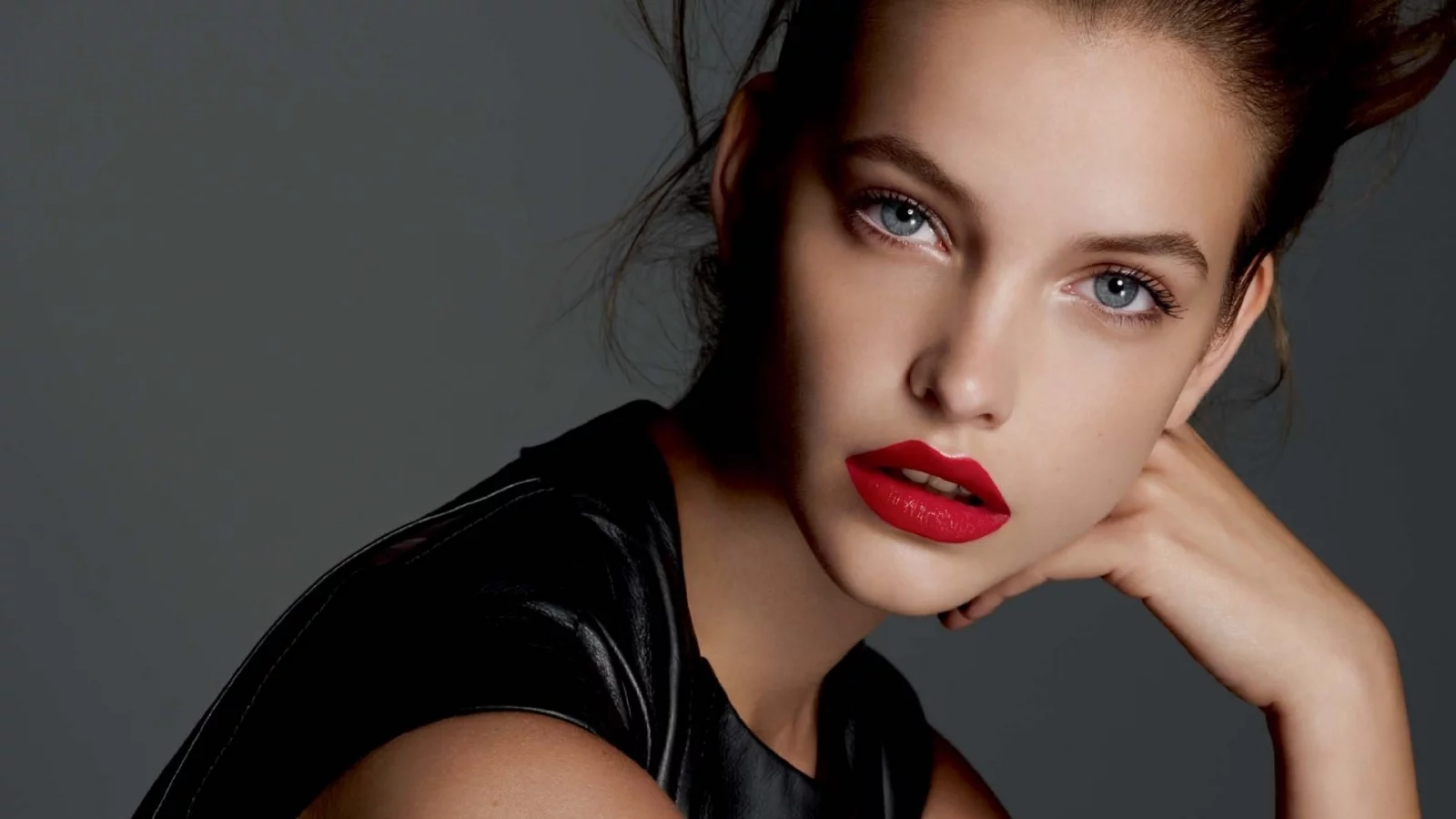 girl, beautiful, red lips