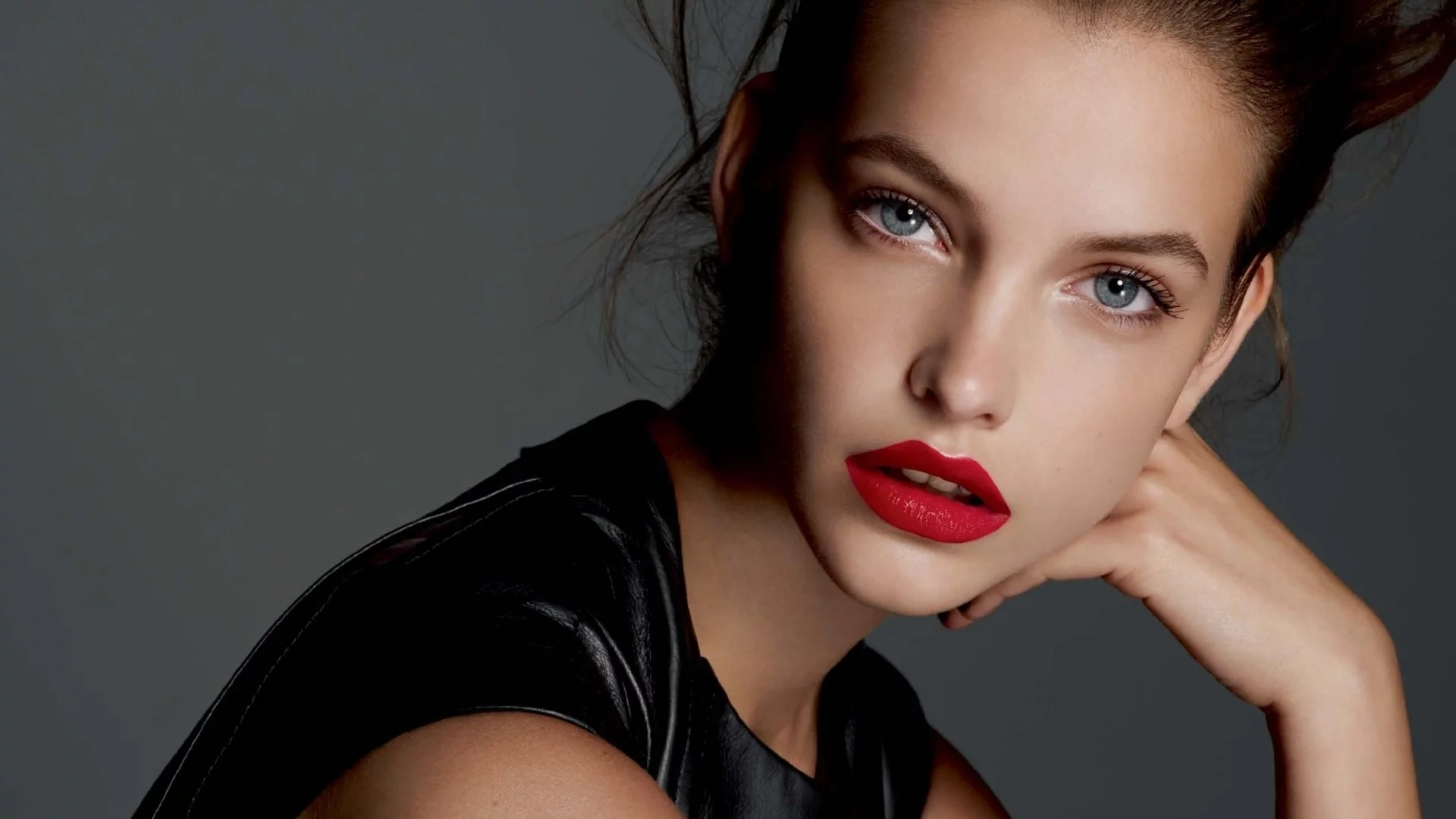 girl, beautiful, red lips