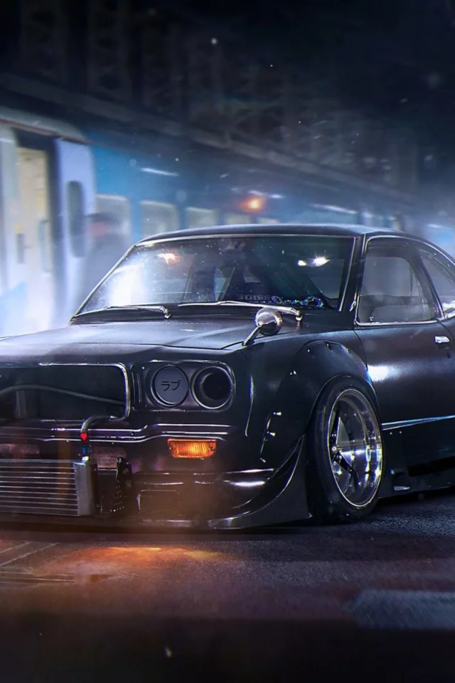 car, sedan, convertible, mazda rx 3, savanna