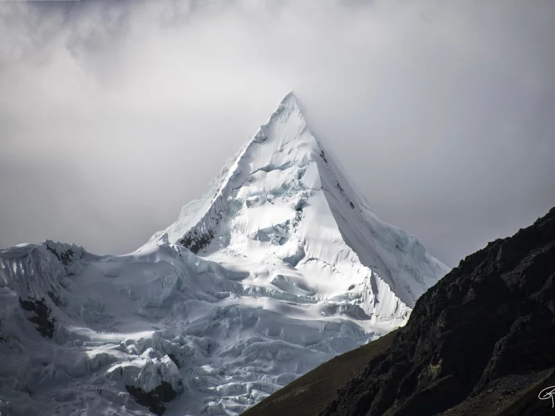 alpamayo, cloud, mountain, world, natural landscape
