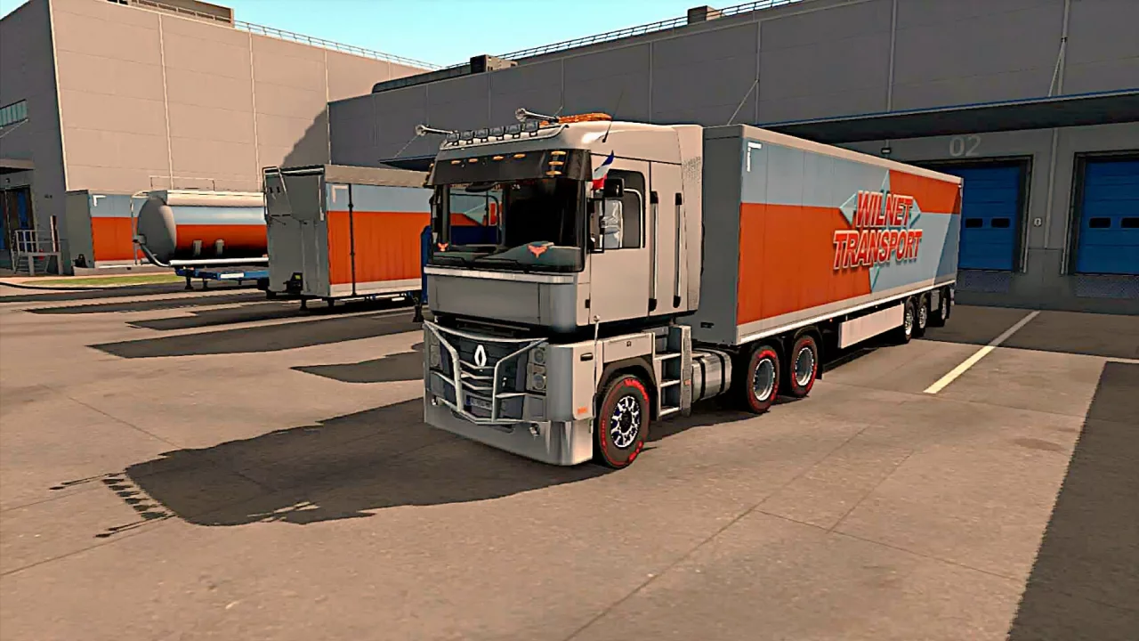 igra, ets 2, renault magnum, pricep