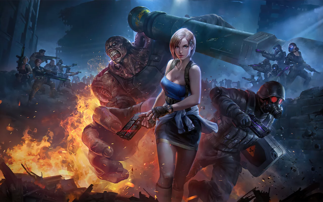 джилл валентайн, resident evil, девушки