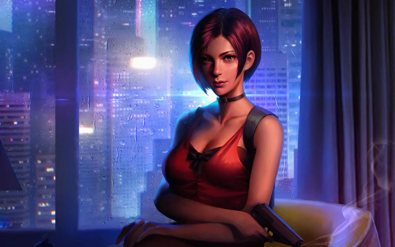 ада вонг, resident evil, девушки