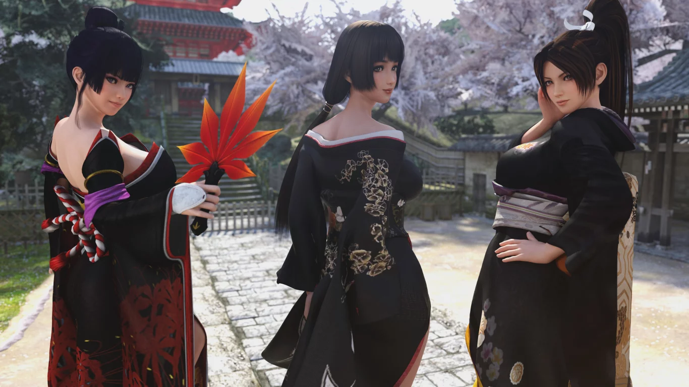 nyotengu, naotora, momiji