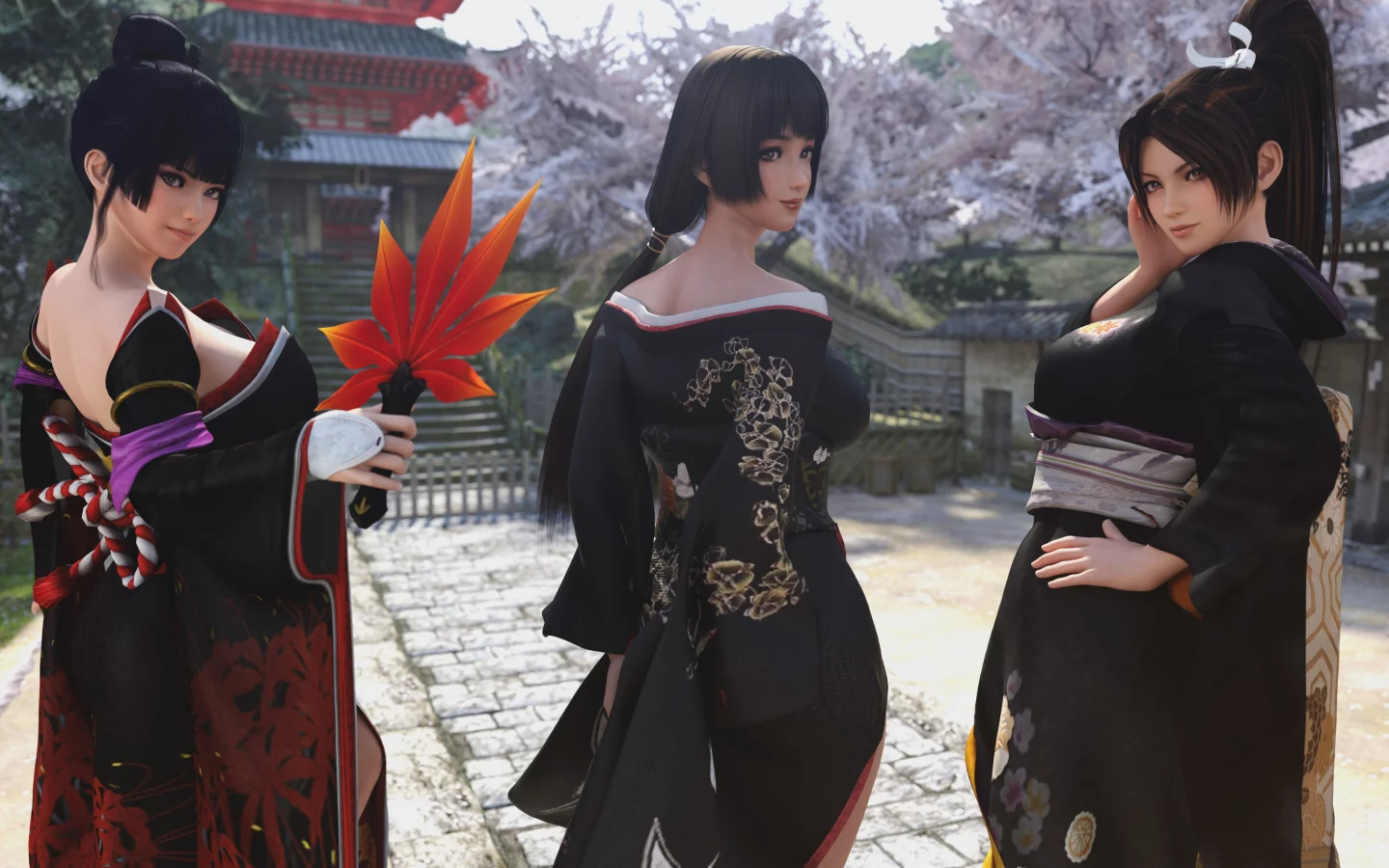 nyotengu, naotora, momiji