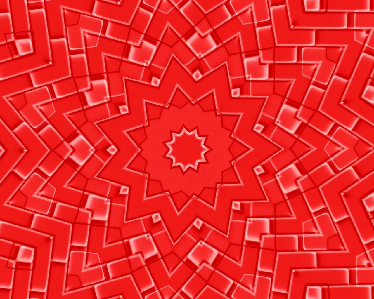 Abstract illustration with red stars