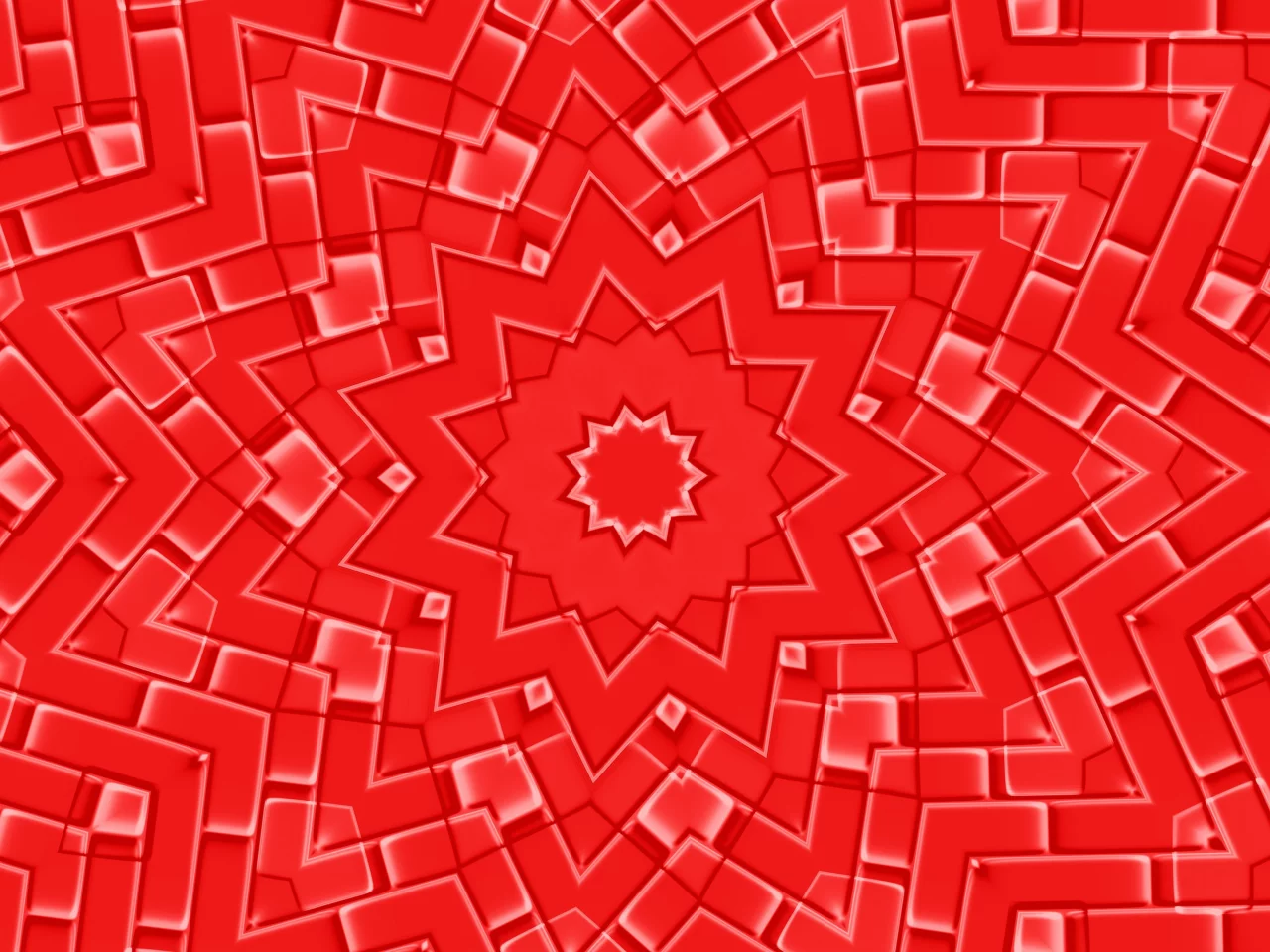 Abstract illustration with red stars