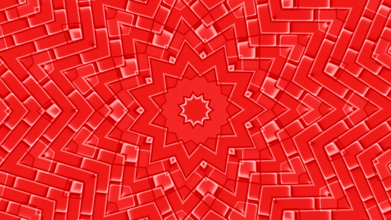 Abstract illustration with red stars