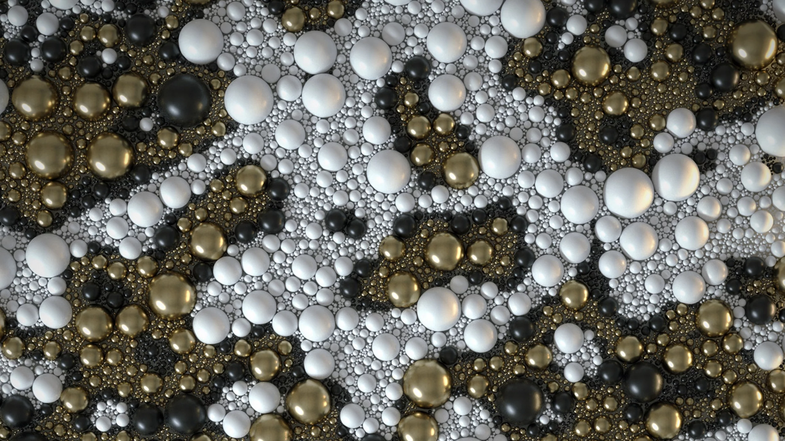 Abstract multicolored bubbles