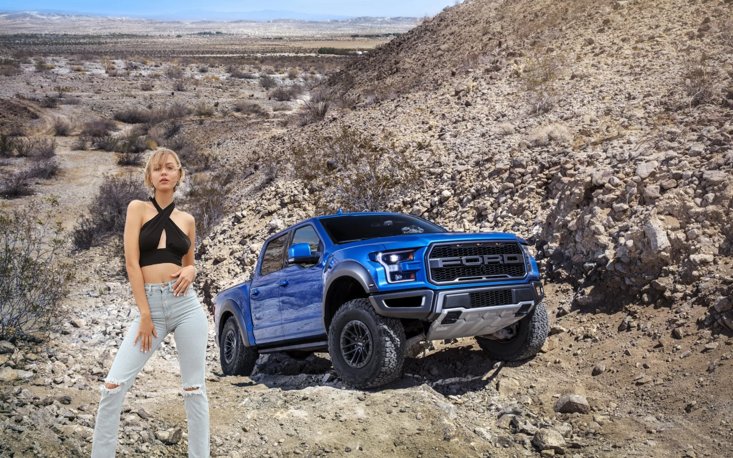 авто с девушкой
